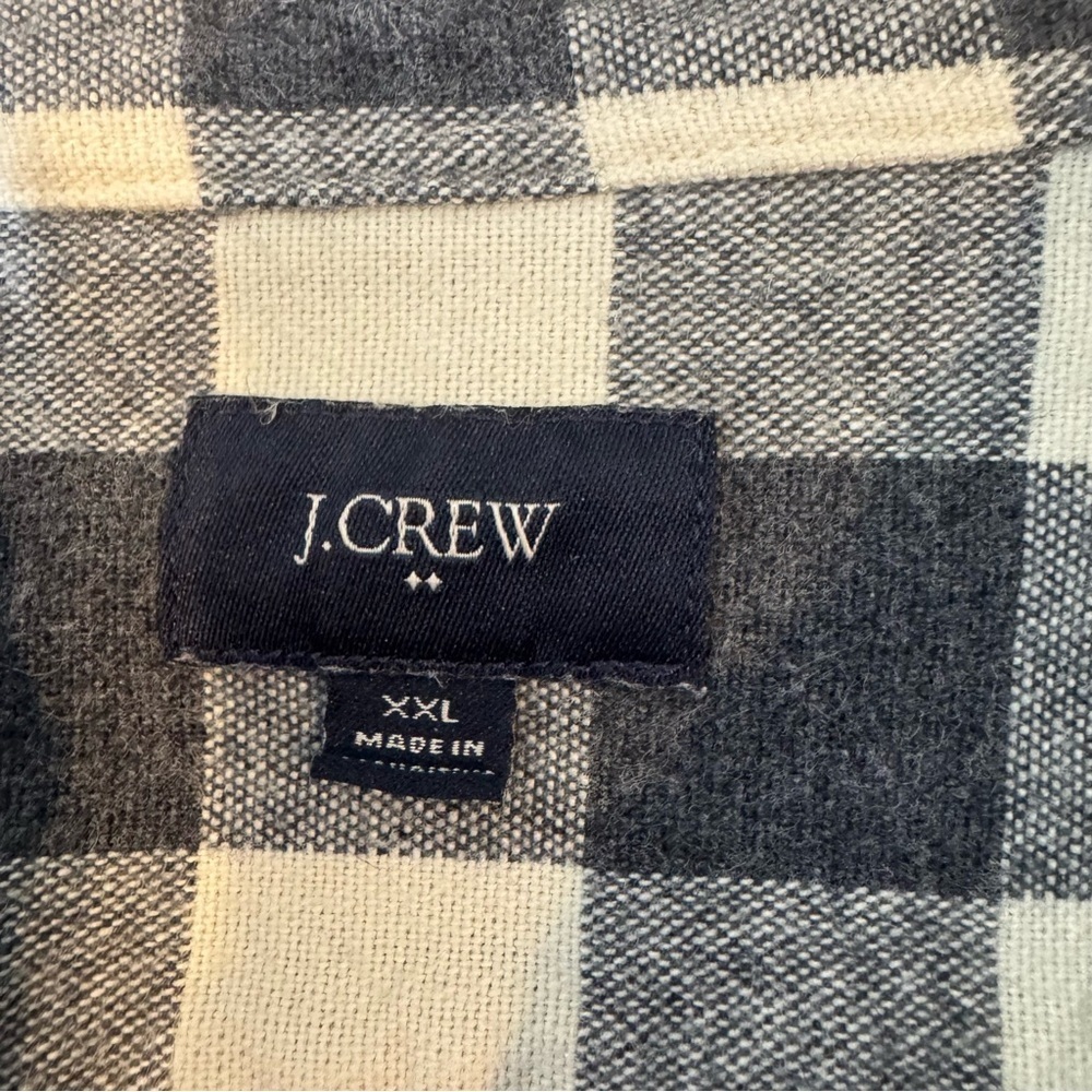 J.Crew Long Sleeve Men's Button Down Shirt With Sleeve Patches XXL - Picture 6 of 9